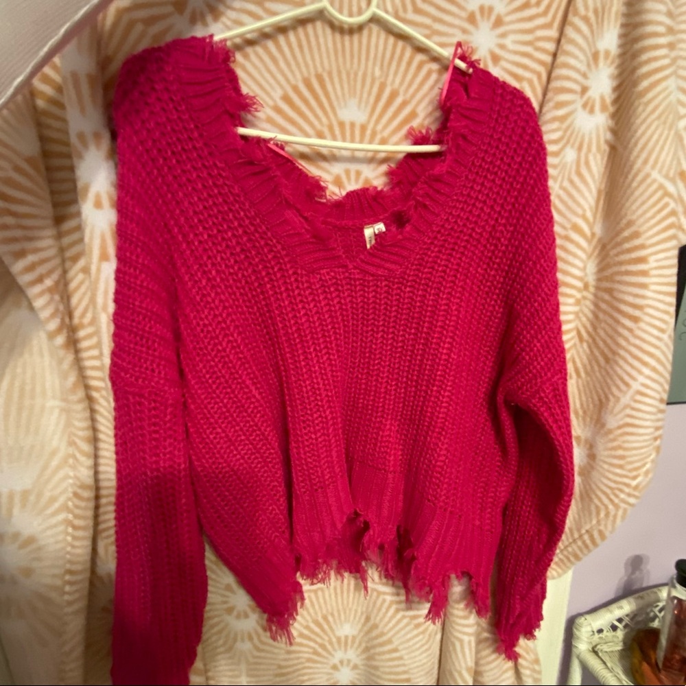 Super Cute Pink Sweater